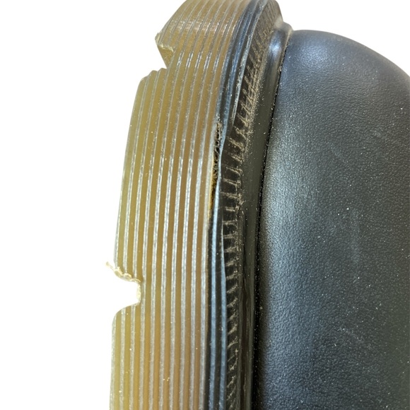 Dr Martens UK 7 (W9/M8) Distressed Goth EDM Chunky Platform Shoes Black - Picture 10 of 13